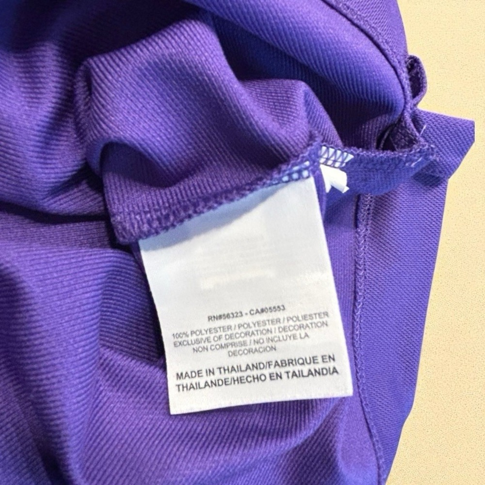 Women's Nike Golf Dri-FIT Purple Polo Shirt Size L The Players TPC‎ Sawgrass - Picture 5 of 9